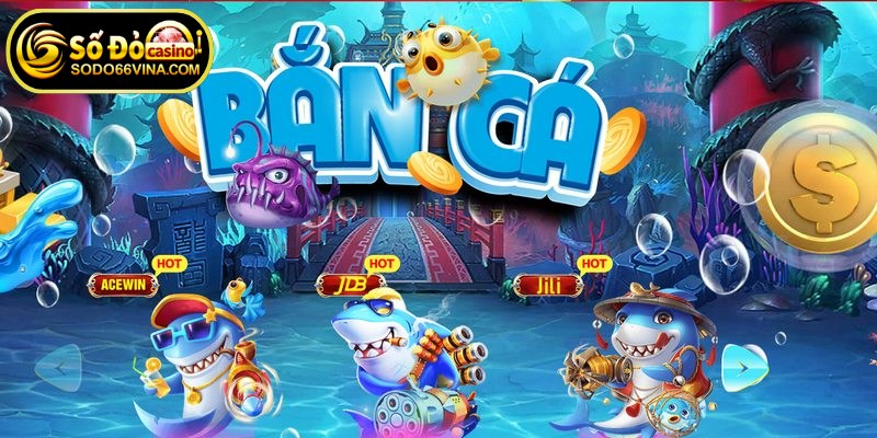 Sảnh bắn cá SODO66 được xây dựng theo phong cách đại dương sống động