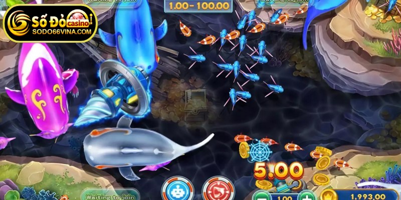 Quan sát và lựa chọn các mục tiêu thông minh khi chơi game bắn cá 3D 