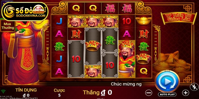 Nổ hũ thần tài tựa game nổ hũ rút tiền mặt sở hữu lượng người chơi đông đảo 