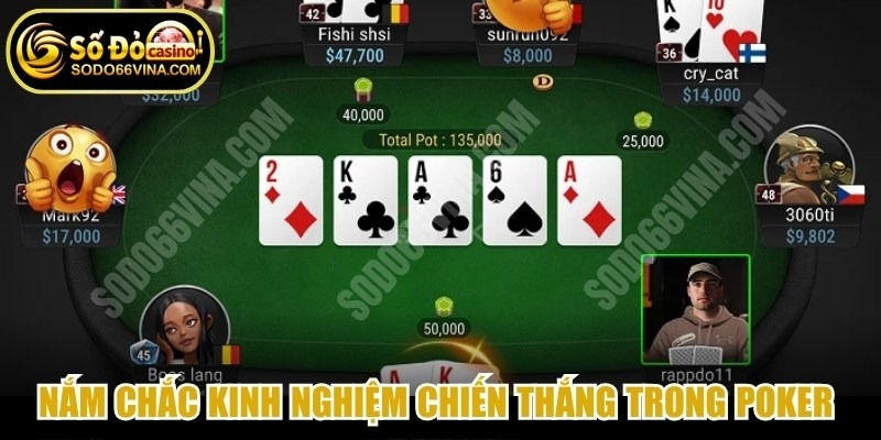 Nắm chắc kinh nghiệm chiến thắng trong Poker online là gì