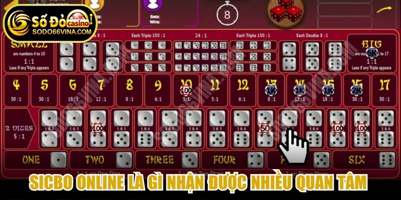 Sicbo online là gì nhận được nhiều quan tâm của người chơi mê giải trí 